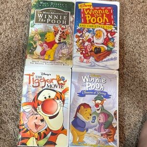 Disney Winnie the Pooh and Tigger VHS Collection